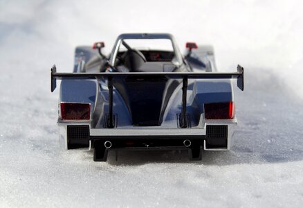 Sports car winter auto photo