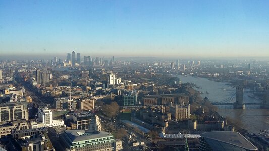 City the river thames houses photo