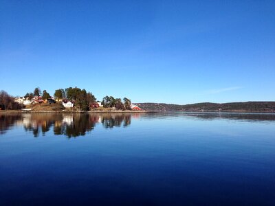 Landscape fjord scandinavia photo