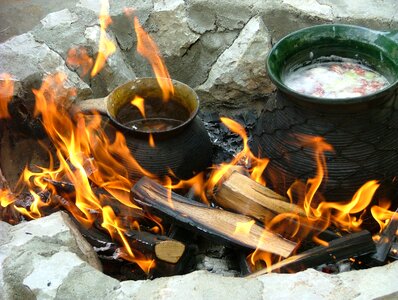 Food wood fire babfőzés