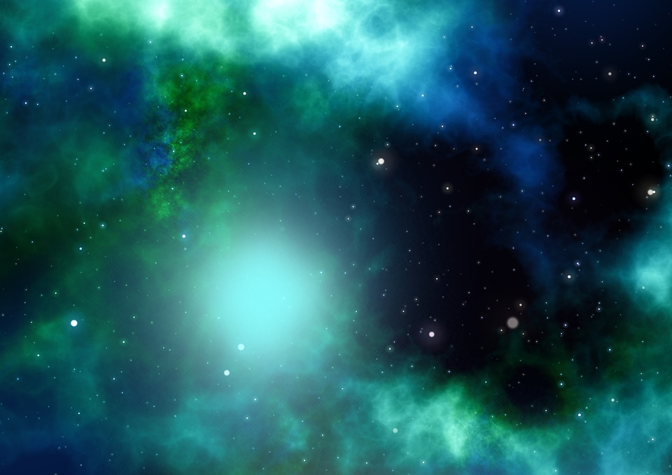 Astronautics space travel starry sky