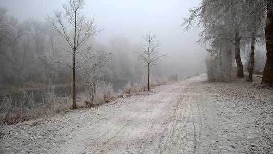 White winter mood wintry