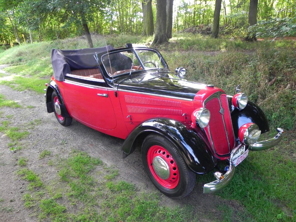 Classic nostalgic red