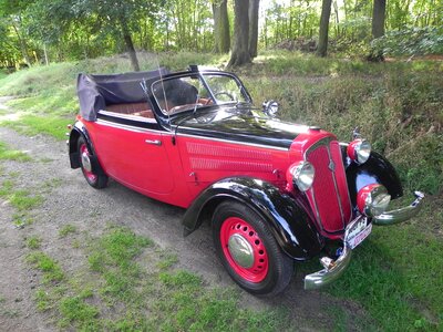 Classic nostalgic red