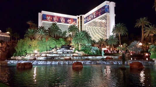 Las casino water photo