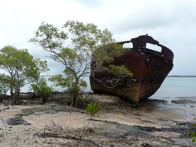 Shipwreck old travel