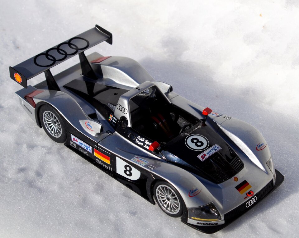 Sports car winter auto