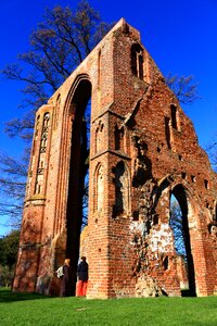 Monastery ruins wieck historically