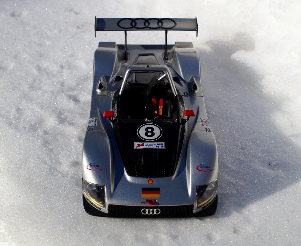 Sports car winter auto