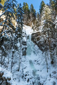 Oberstdorf ice waterfall photo