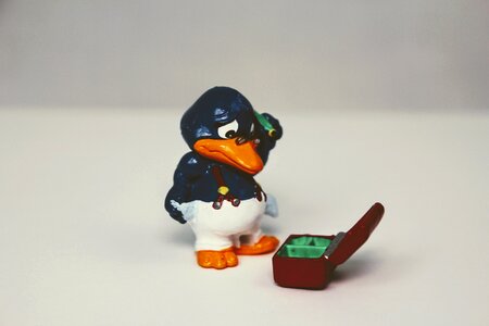 Tool box figure pingu