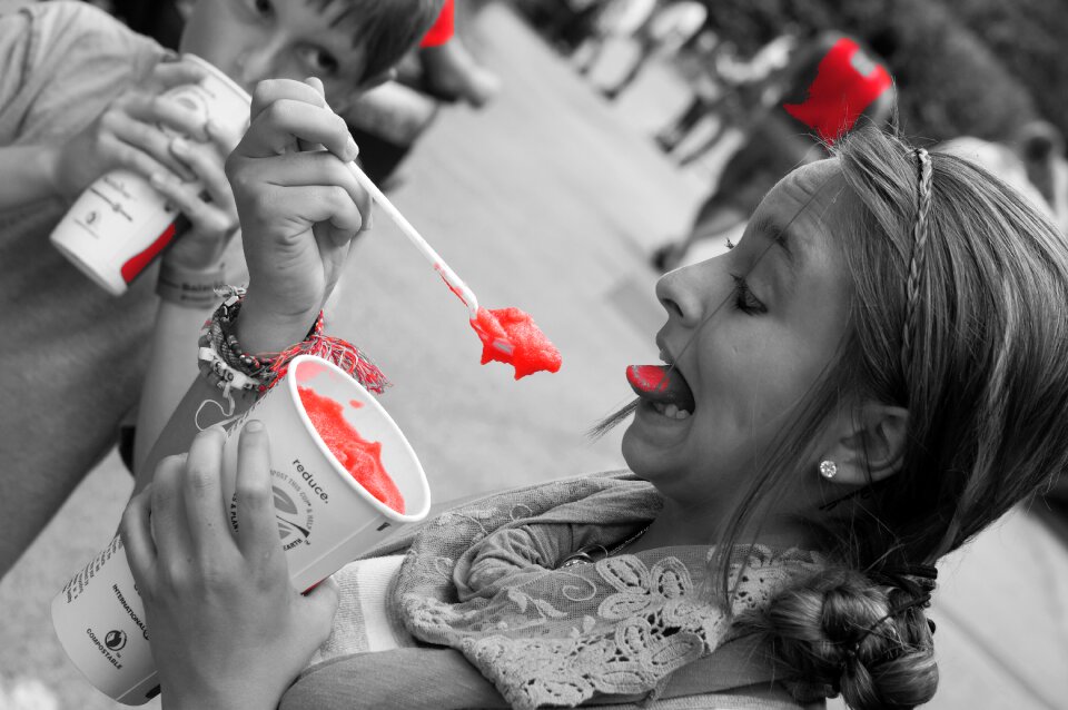 Cool shot sobert ice cream