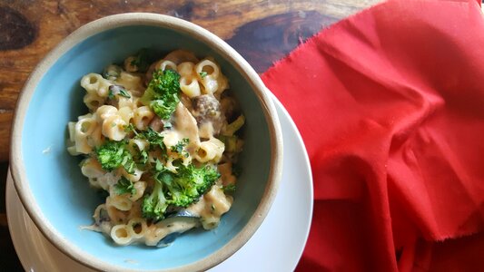 Macaroni cheese rustic