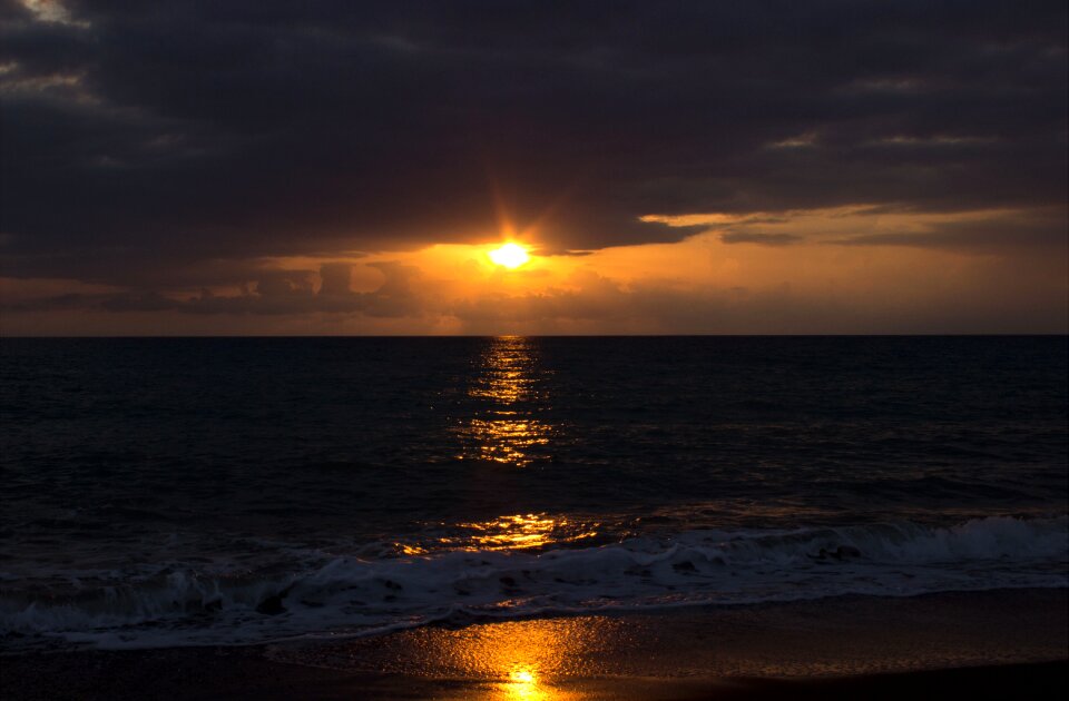 Abendstimmung sunset sea farbenpracht