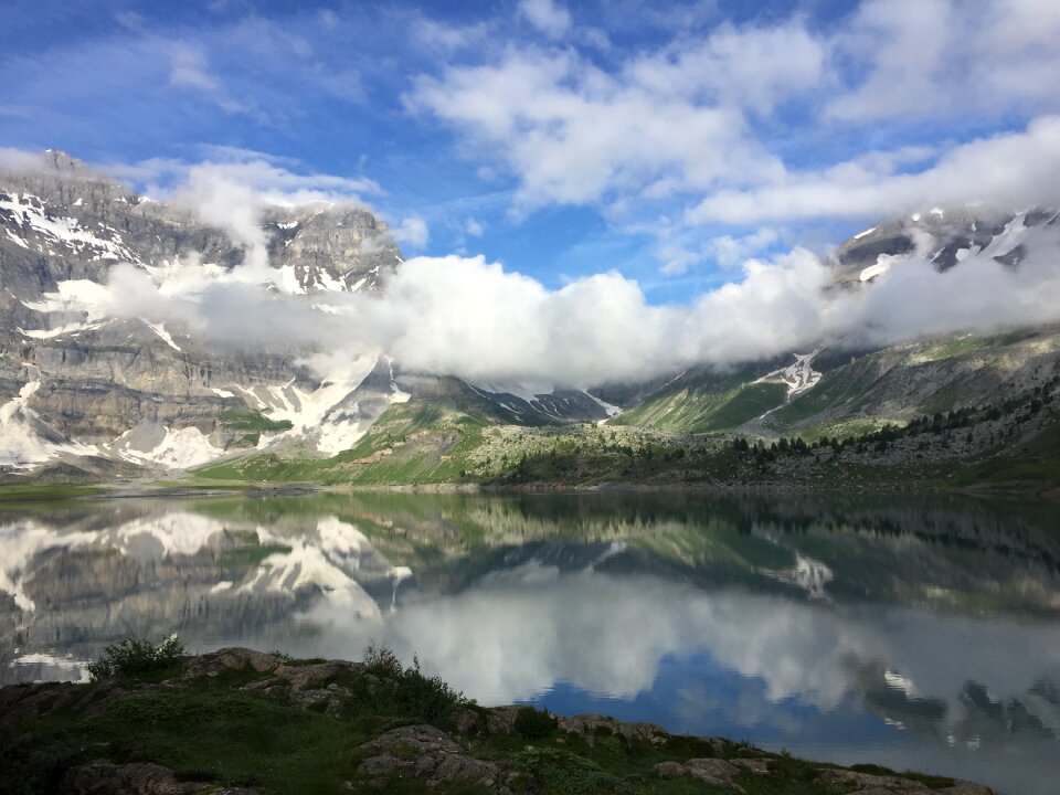 Hiking mountains nature