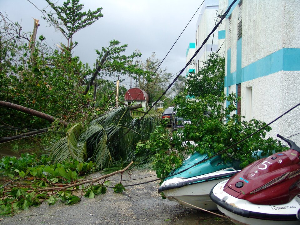 Natural disaster disaster destroyed
