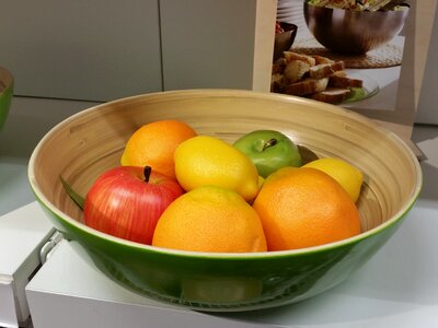 Apple lemon orange