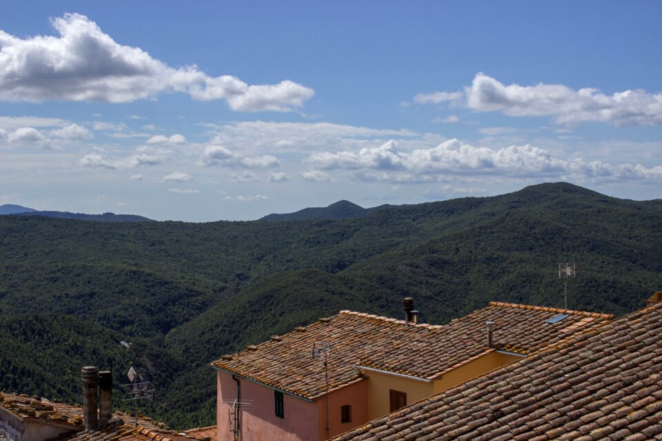 Italy landscape clouds