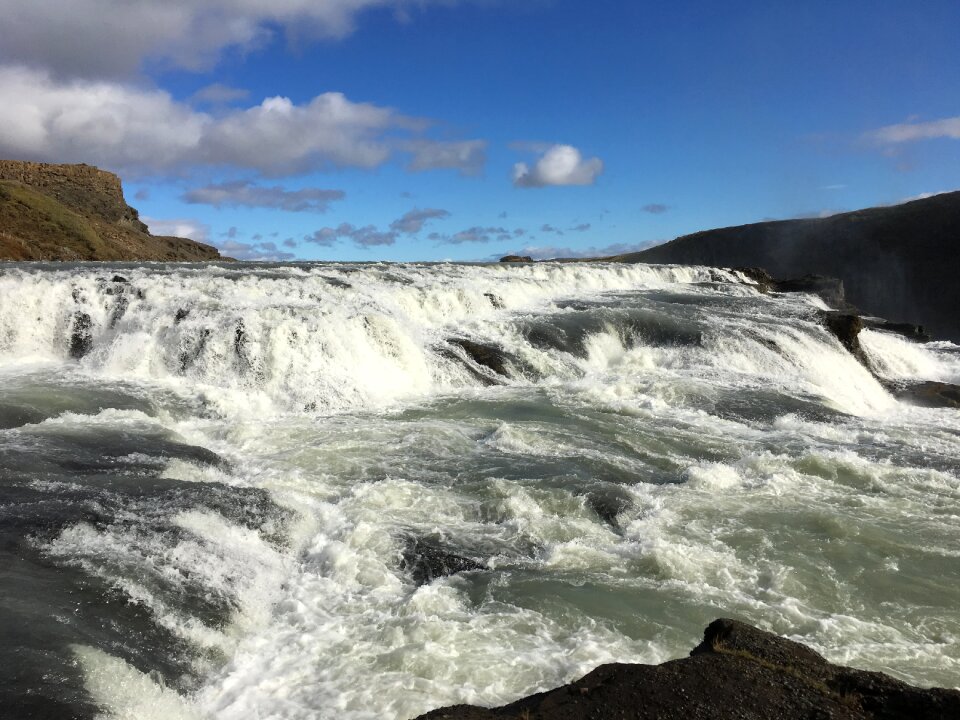 River cascade flow photo