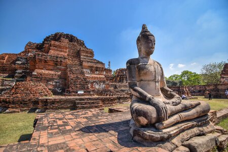 Art ayutthaya historical park faith photo