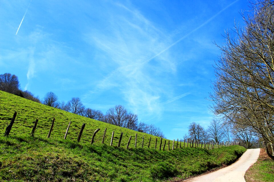 Blue nature mountain