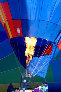 Sleeve hot air balloon ride flying