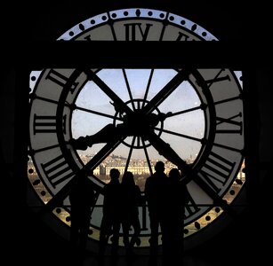 Landscape tourists musée d'orsay
