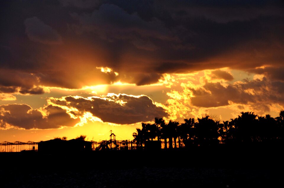 Sunset sky abendstimmung