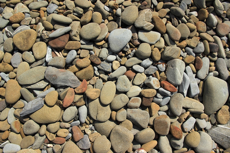 Stones background round photo