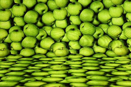 Fruit green textile