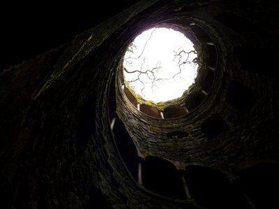 Hole futuristic antique
