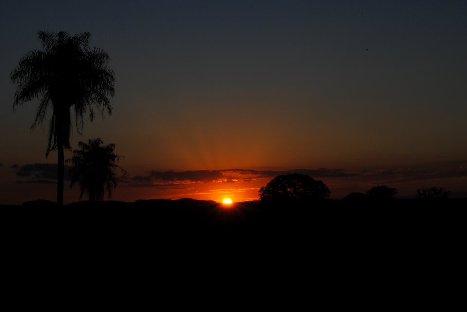 Beautiful sunset nature