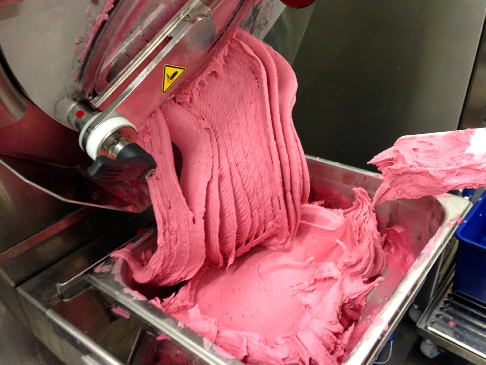 Raspberry pink machine