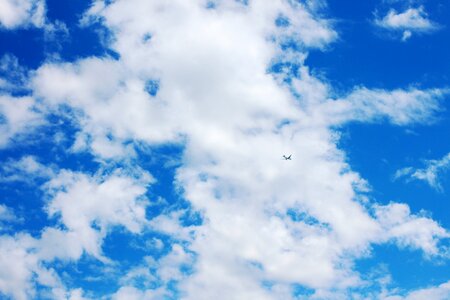 Blue cloud plane