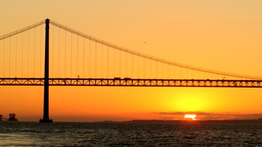 Bridge abendstimmung mood