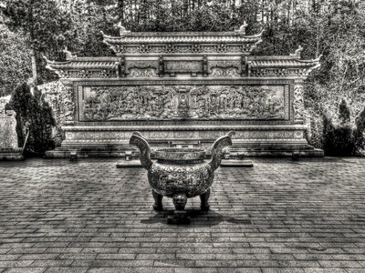 China jiuhuashan black and white