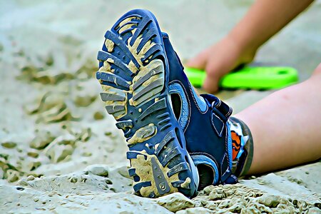 Sandals child sandbox