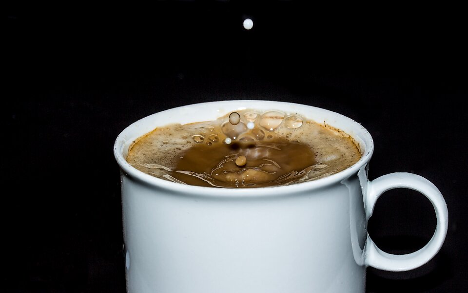 Cafe foam coffee foam