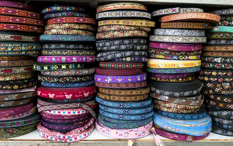 Ribbon striped ground striped fabric