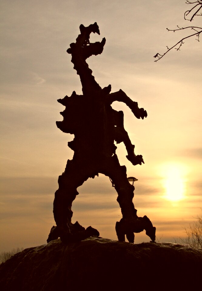 Poland the statue symbol