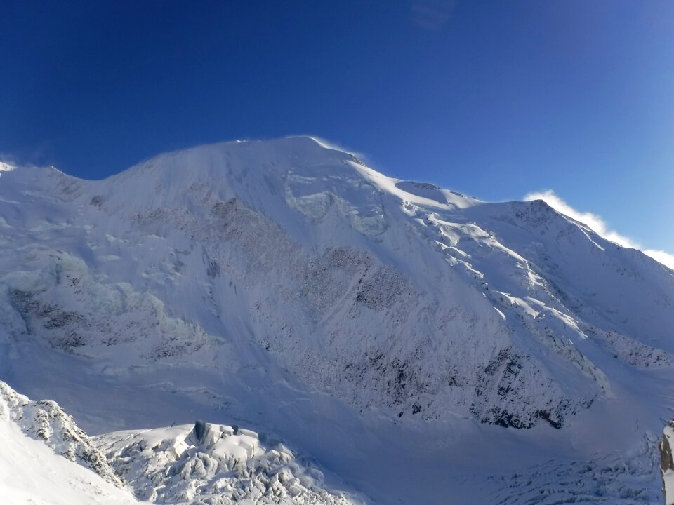 Mont blanc in the mountains mountains