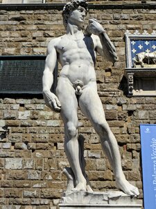 Michelangelo palazzo vecchio statue photo