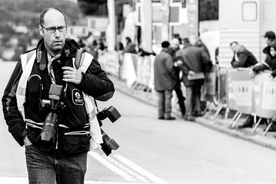 Portrait picture black white