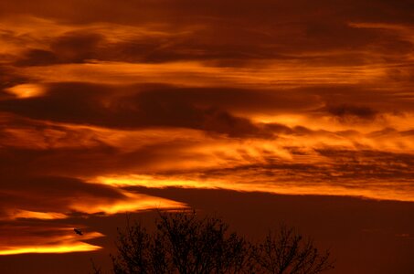 Sky mood abendstimmung photo