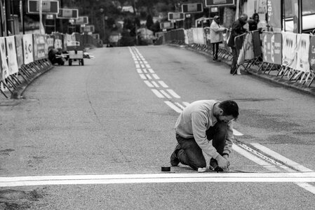 Bike finish line sport