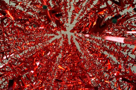 Glitter christmas decoration deco