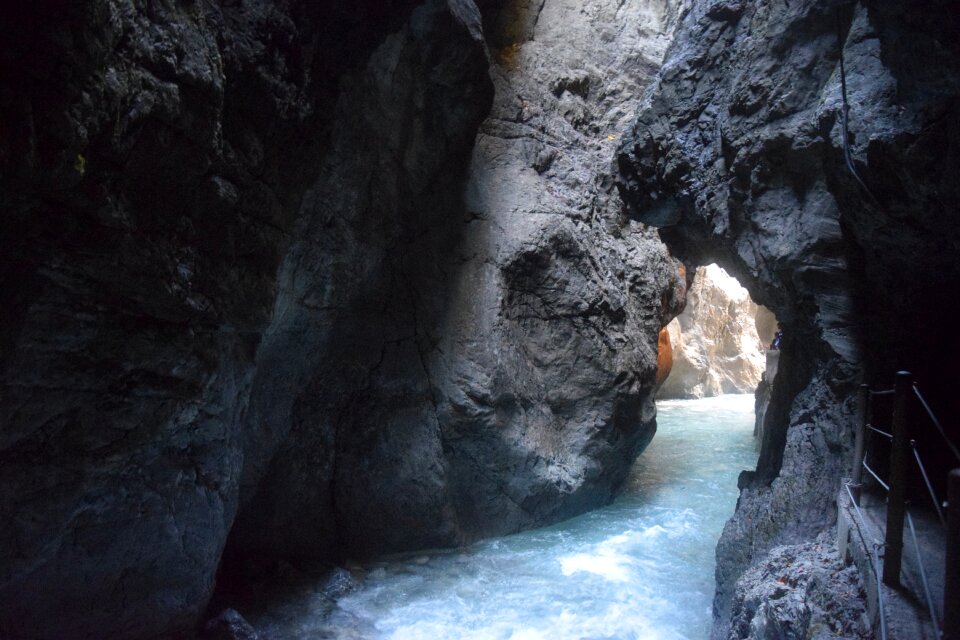Partnachklamm bach clammy