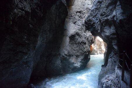 Partnachklamm bach clammy