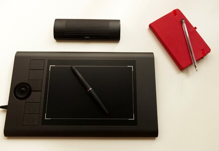Graphics tablet tablet pen photo