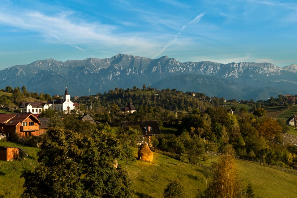 Landscape magura village romania